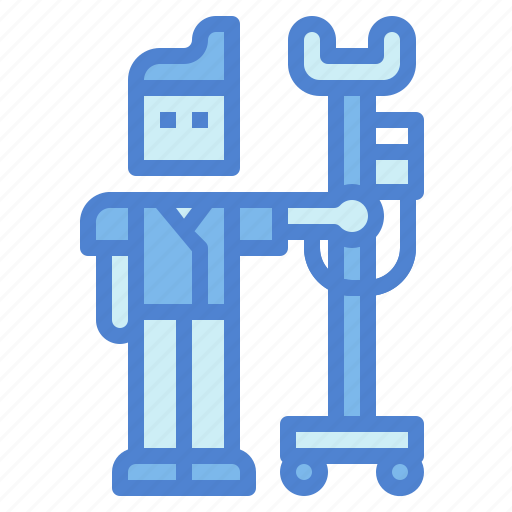 Intravenous, man, sick, therapy icon - Download on Iconfinder