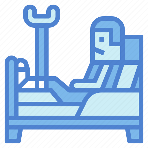Bed, broken, hospital, legs, sick icon - Download on Iconfinder