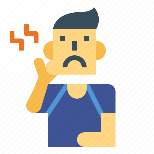 Man, pain, sick, toothache icon - Download on Iconfinder