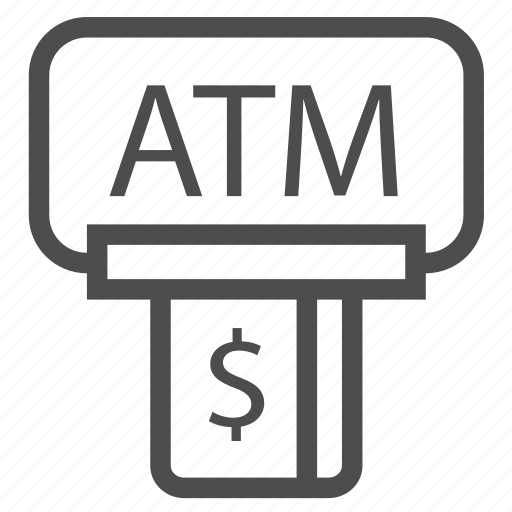 Atm, card, cash, credit, finance, money, withdrawal icon - Download on Iconfinder