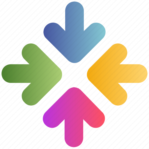 Arrow, collapse, in, shrink, sign, zoom icon - Download on Iconfinder