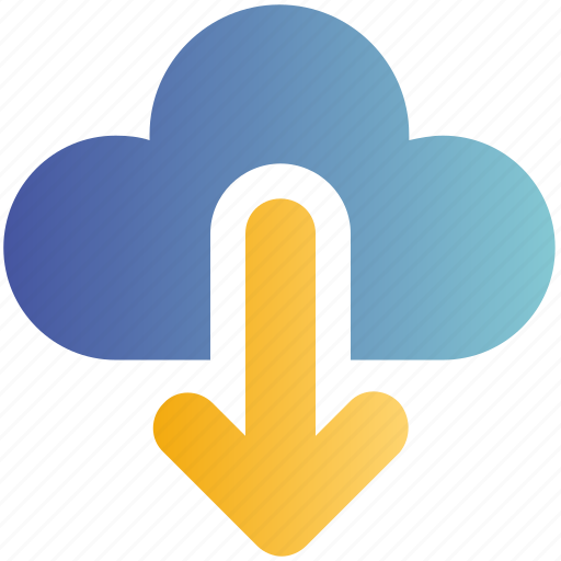 Arrow, cloud, data, down, download, sign icon - Download on Iconfinder