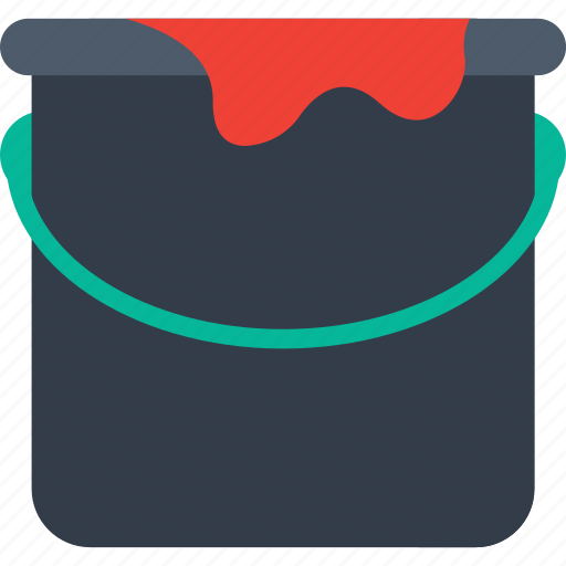 Bucket, colors, paint, ink icon - Download on Iconfinder