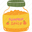 pumpkin, spice, powder