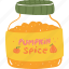 pumpkin, spice, powder 