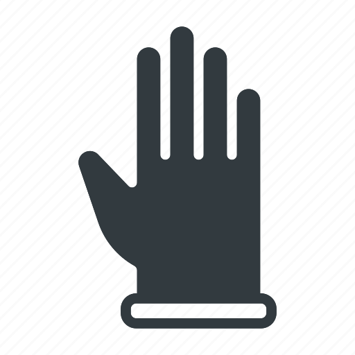 Rubber, glove, hand, protection, finger, equipment, safety icon - Download on Iconfinder