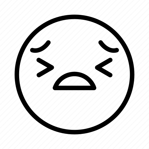 Cry, emoji, emoticon, face, portrait icon - Download on Iconfinder