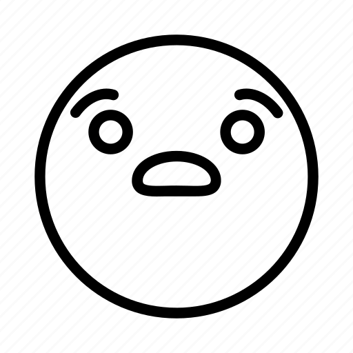 Emoji, emoticon, face, portrait, sad icon - Download on Iconfinder