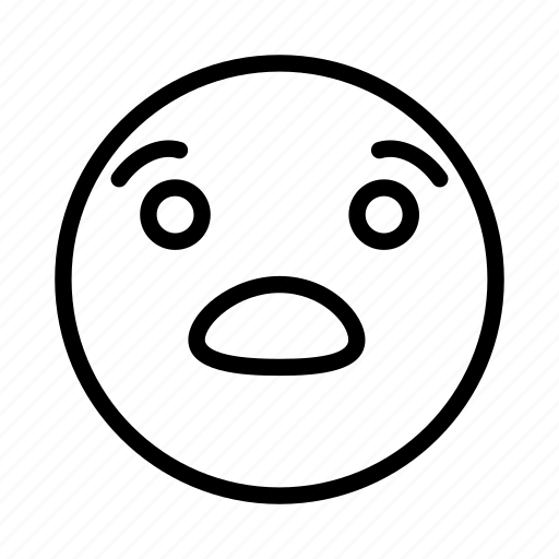 Emoji, emoticon, face, portrait, scary icon - Download on Iconfinder