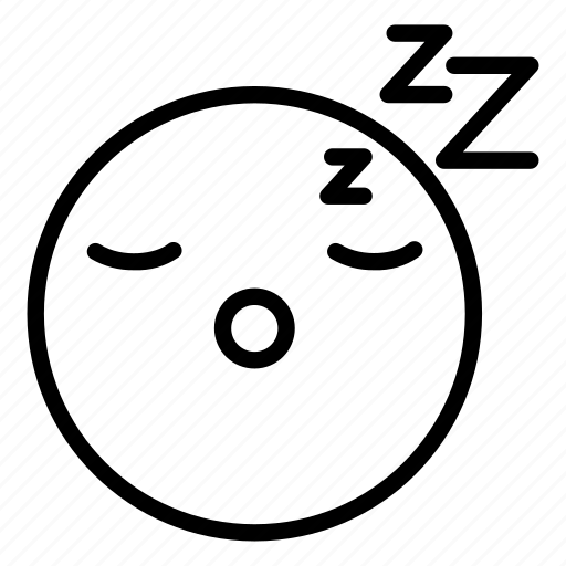 Emoji, emoticon, face, night, portrait, sleep icon - Download on Iconfinder