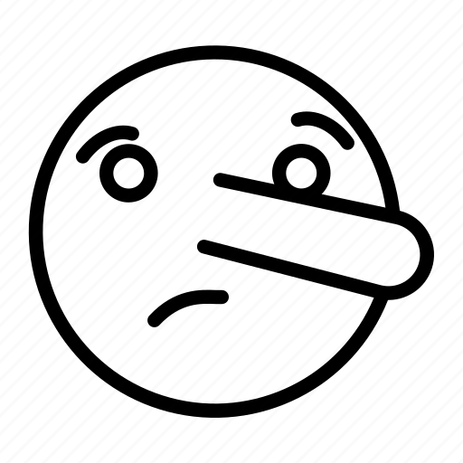 Emoji, emoticon, face, liar, portrait icon - Download on Iconfinder
