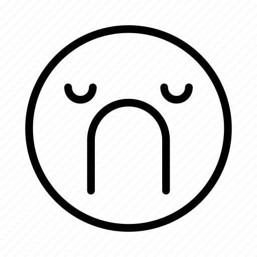 Emoji, emoticon, face, portrait, sad, unhappy icon - Download on Iconfinder