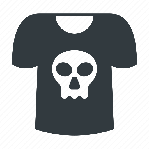 Skull, shirt, halloween, happy, party, death, head icon - Download on Iconfinder