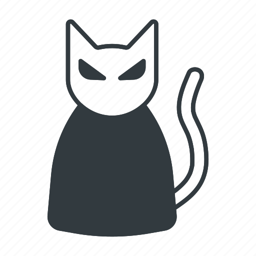 Black, halloween, cat, animal, pet, happy, party icon - Download on Iconfinder