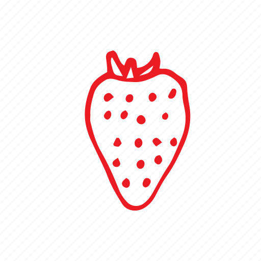 Eat, flavor, food, fruit, sketch, smoothie, strawberry icon - Download on Iconfinder