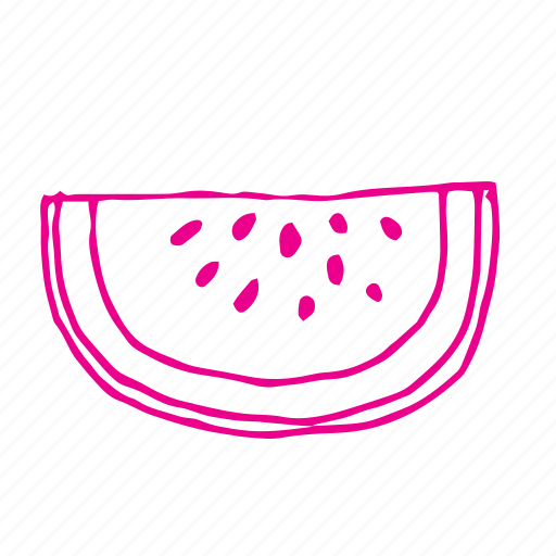 Eat, flavor, food, fruit, sketch, smoothie, watermelon icon - Download on Iconfinder
