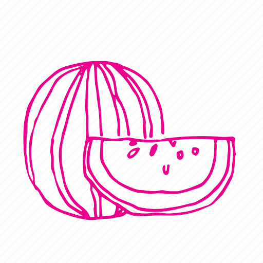 Eat, flavor, food, fruit, sketch, smoothie, watermelon icon - Download on Iconfinder
