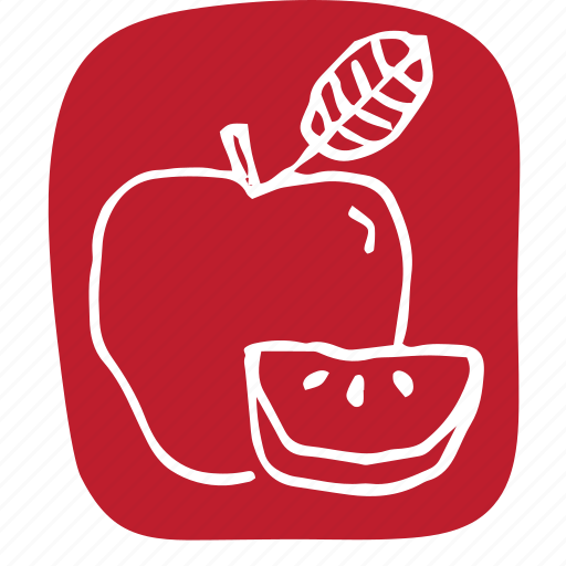 Apple, eat, flavor, food, fruit, sketch, smoothie icon - Download on Iconfinder