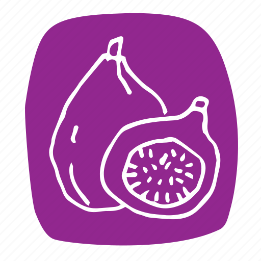 Eat, fig, flavor, food, fruit, sketch, smoothie icon - Download on Iconfinder