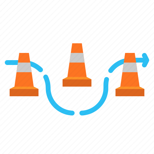Cone, construction, post, signaling, traffic icon - Download on Iconfinder