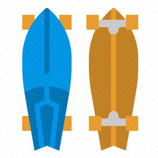 Skate, skateboard, sport, surf, surfskate icon - Download on Iconfinder