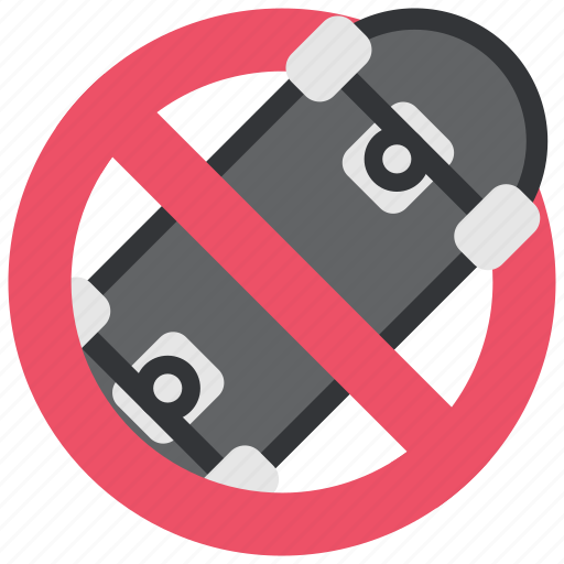 Ban, board, no, sign, skate, sport, stop icon - Download on Iconfinder