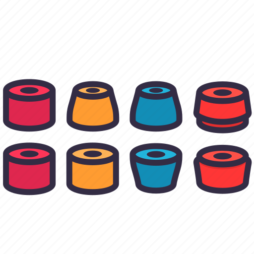 Bushings, accessories, tools, parts, skateboard icon - Download on Iconfinder