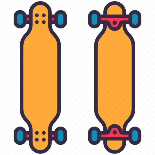 Skateboard, sport, extreme, longboard, deck, hobby icon - Download on Iconfinder