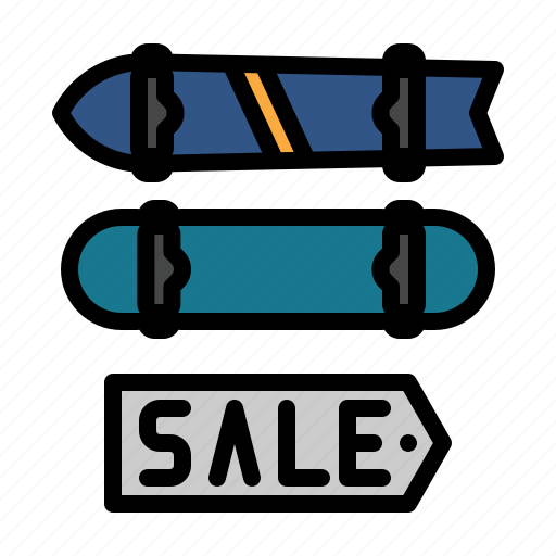 Skateboard, surfskate, sell icon - Download on Iconfinder
