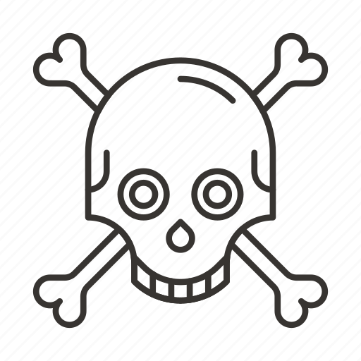Danger, death, halloween, skeleton, skull, smile icon - Download on Iconfinder
