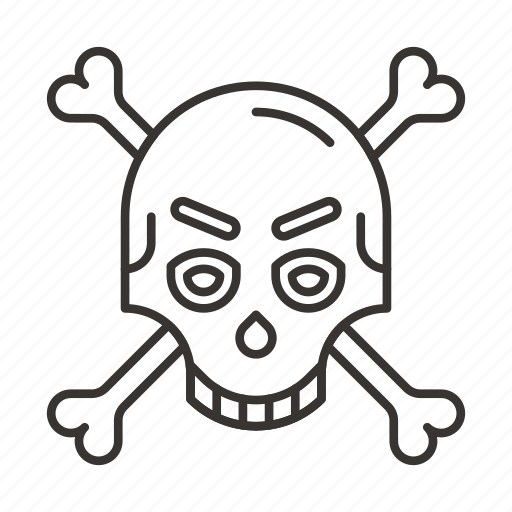 Angry, death, eyes, halloween, skeleton, skull, smile icon - Download on Iconfinder