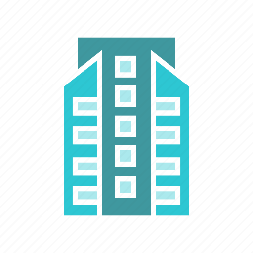 Building, city, downtown, hotel, real estate, skyscraper, tower icon - Download on Iconfinder