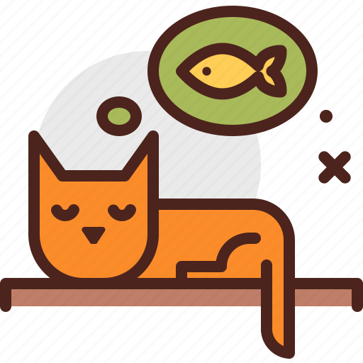 Cat, relax, sleep, night icon - Download on Iconfinder