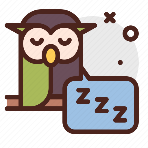 Owl, relax, sleep, night icon - Download on Iconfinder