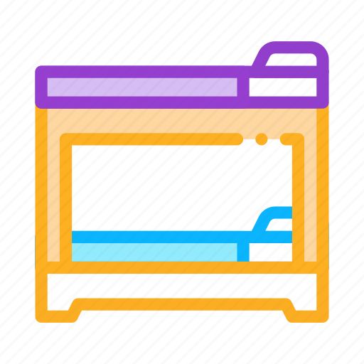 Bed, bunk, furniture, room, sleeping, time icon - Download on Iconfinder