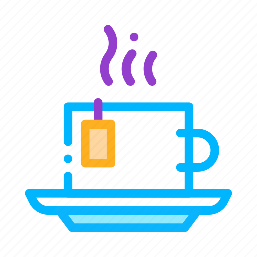 Beverage, cup, drink, hot, mug, plate, tea icon - Download on Iconfinder