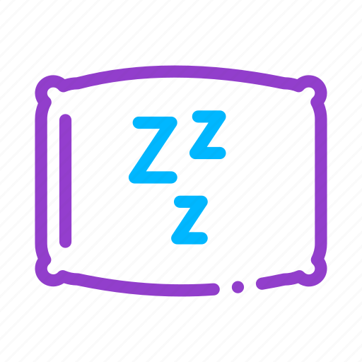 Cozy, pillow, sleeping, soft, zzz icon - Download on Iconfinder