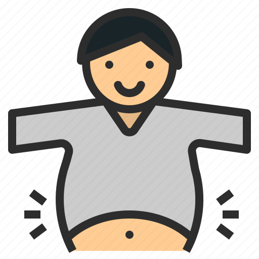 Chubby, fat, health, obesity, overweight icon - Download on Iconfinder