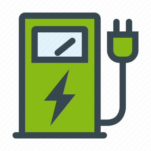 Charge, charger, electric, recharging, station, vehichle icon - Download on Iconfinder