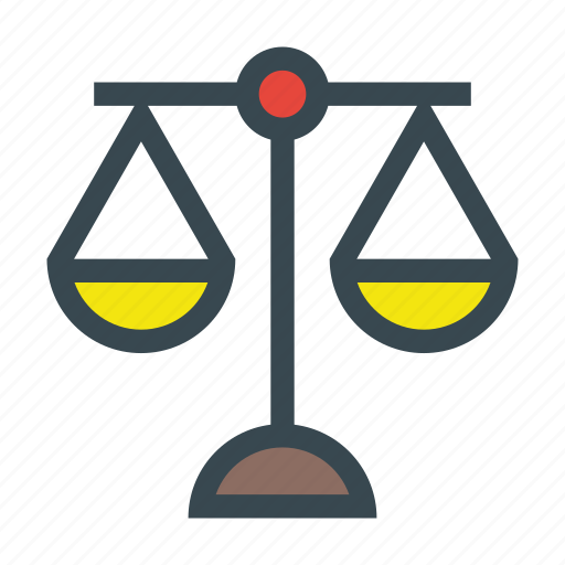Balance, equality, justice, pair, scale, scales icon - Download on Iconfinder