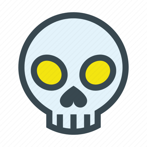 Bone, dead, death, head, skeleton, skull icon - Download on Iconfinder