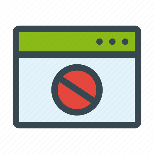 Access, browser, denied, forbidden, internet, web, website icon - Download on Iconfinder