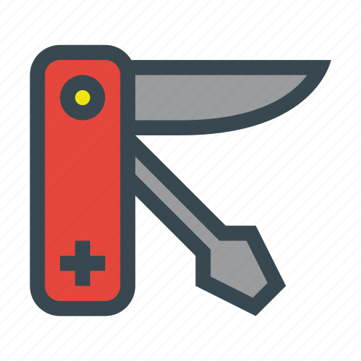 Compact, knife, survival, swiss, tools icon - Download on Iconfinder
