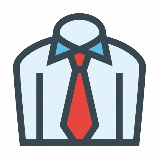 Clothes, formal, necktie, office, shirt, tie icon - Download on Iconfinder