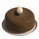 chocolate, pudding, cream, whipped cream, the chocolate mousse, the chocolate pudding, cake on the plate 