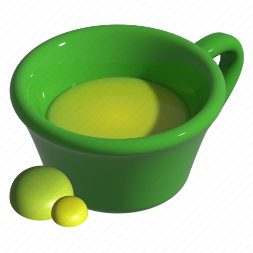 Matcha, tea, green tea, wellness 3D illustration - Download on Iconfinder