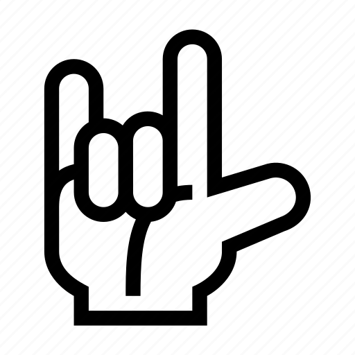 Fingers, gesture, hand, metal, rock icon - Download on Iconfinder