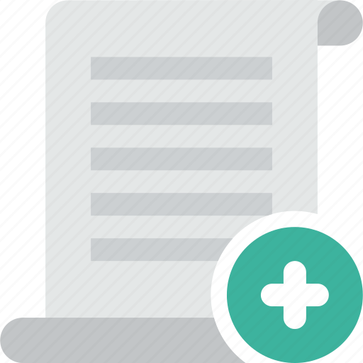 Sheet, text, add, paper, plus, file, new icon - Download on Iconfinder