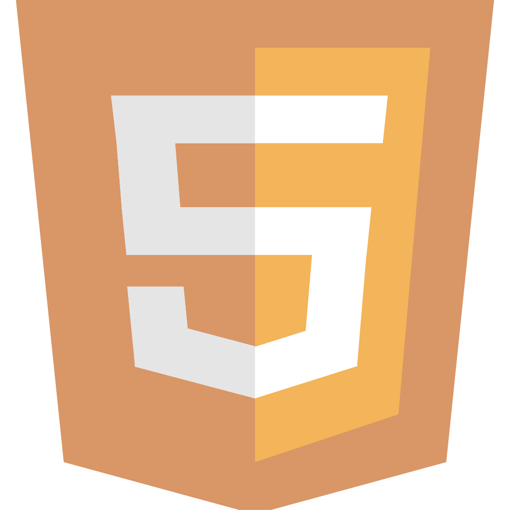 Logo, html, five icon
