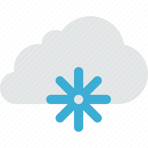 Clouds, snow, cloudy, freeze, weather, cold, cloud icon - Download on Iconfinder